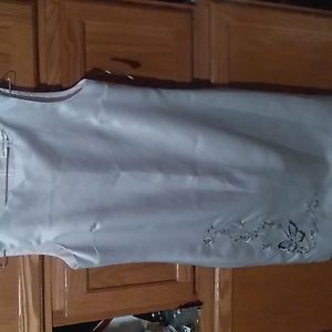 Vintage Hannah Hardy Embroidered fitted dress size 8